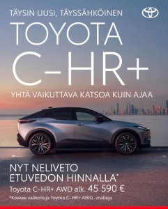 Täysin uusi täyssähköinen C-HR+