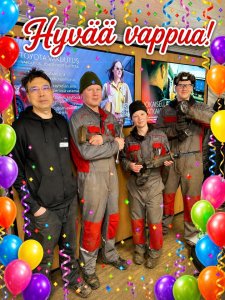 Hyvää vappua ja viikonloppua ihan kaikille!