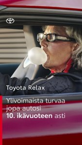 Huoltamalla autosi meillä säännöllisesti, saat autoosi 10 vuoden tai 185 000 kilometrin Relax-turvan