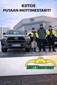 Putaan Mottimestareille luovutettiin kaksi tyylikästä Hiluxia