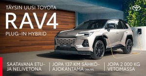 Täysin uusi RAV4 Plug-In Hybrid on täällä, entistäkin edistyksellisempänä