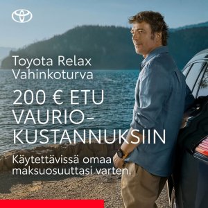 TOYOTA RELAXIN TURVA LAAJENEE!